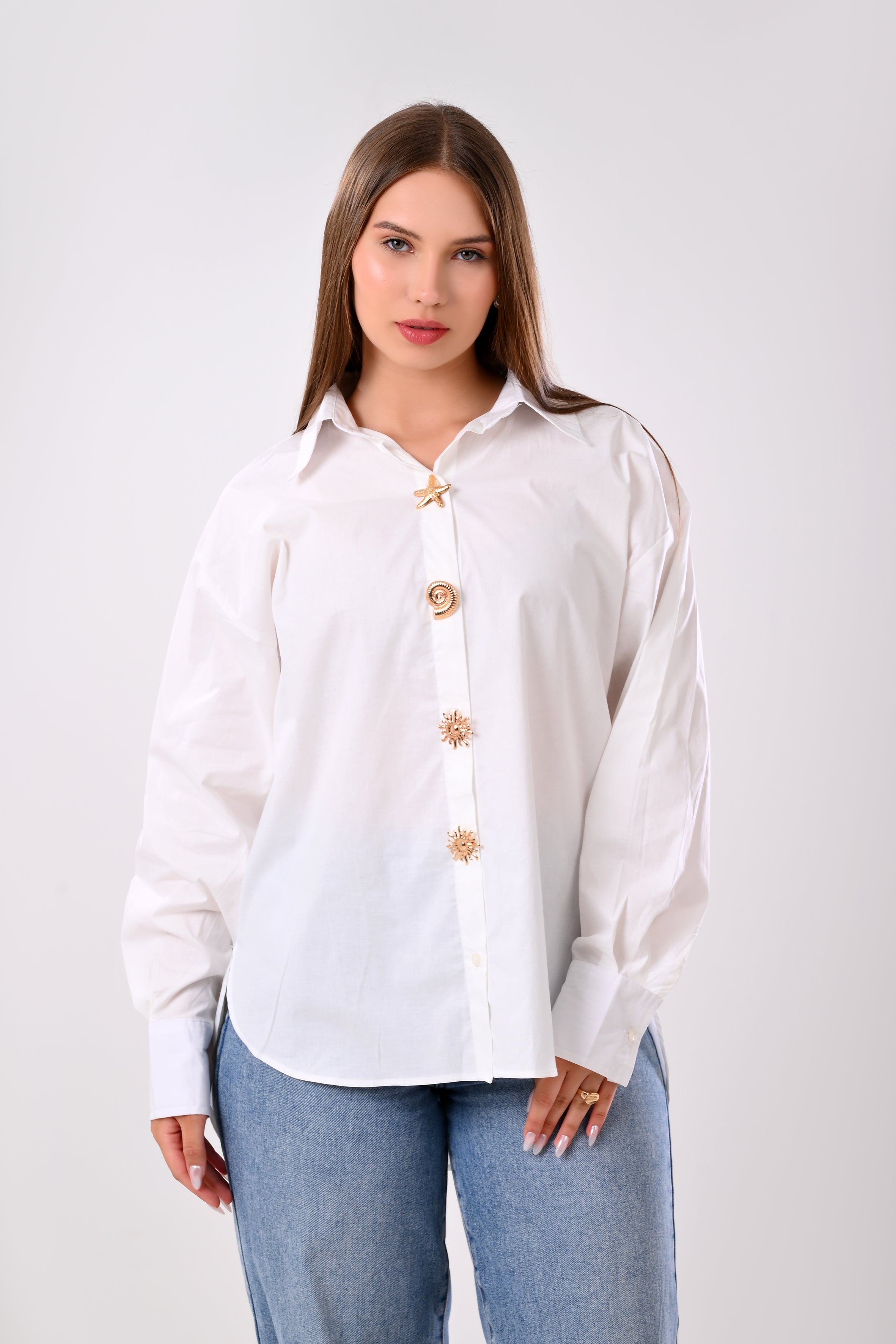 Charm Shirt-White