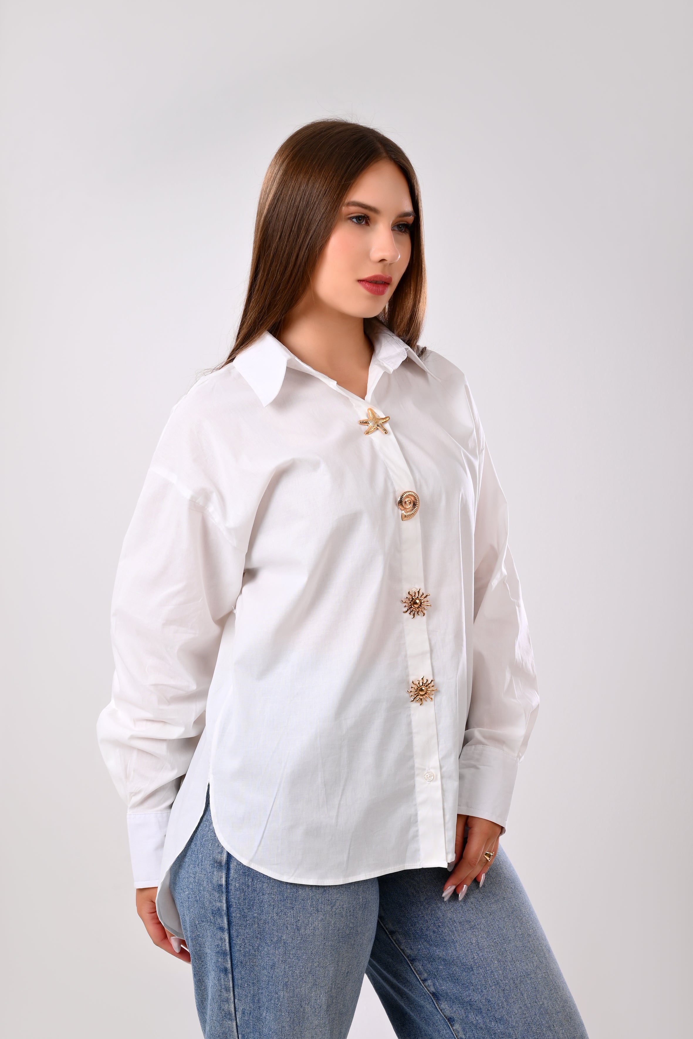 Charm Shirt-White