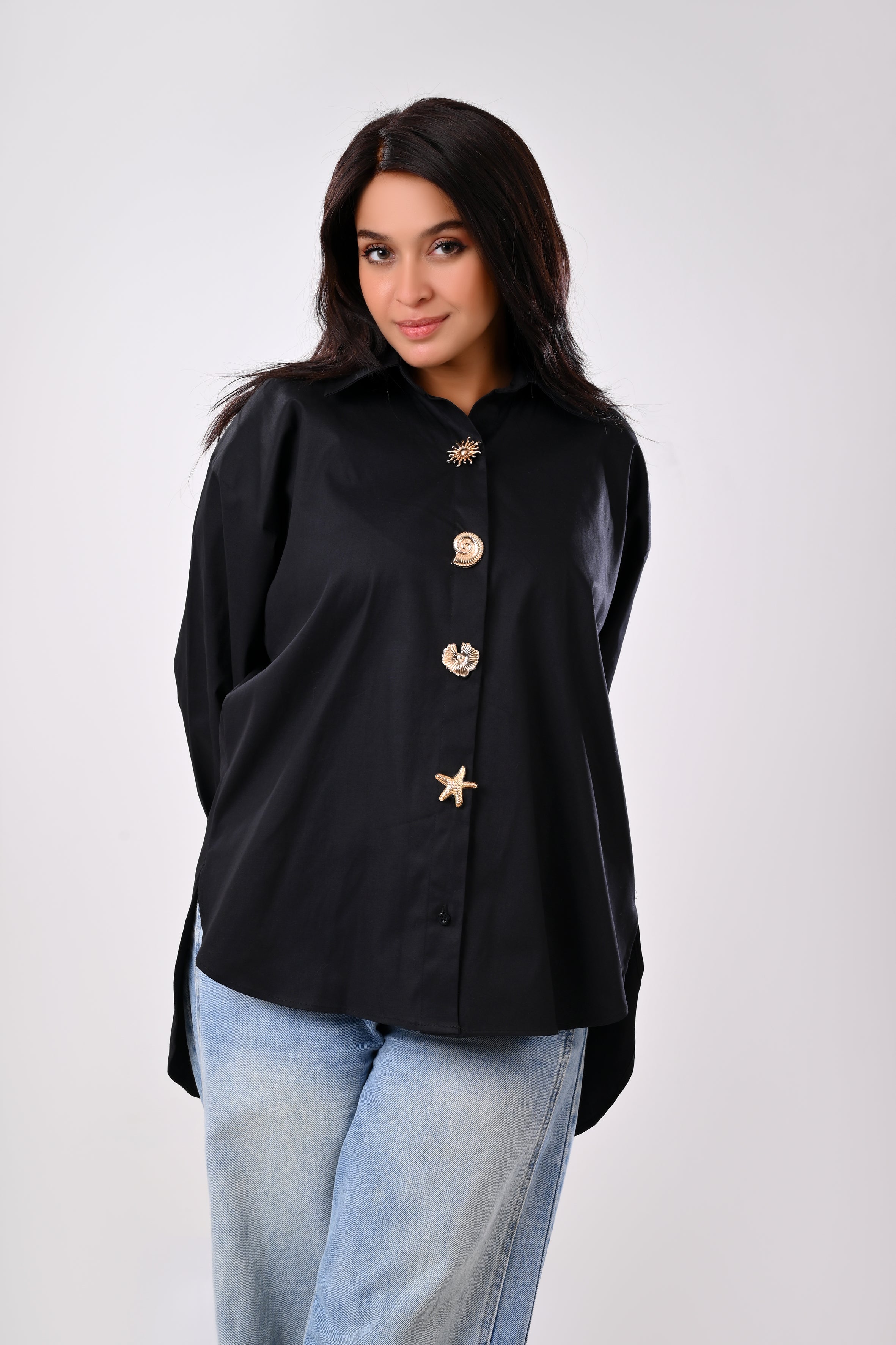 Charm Shirt-Black