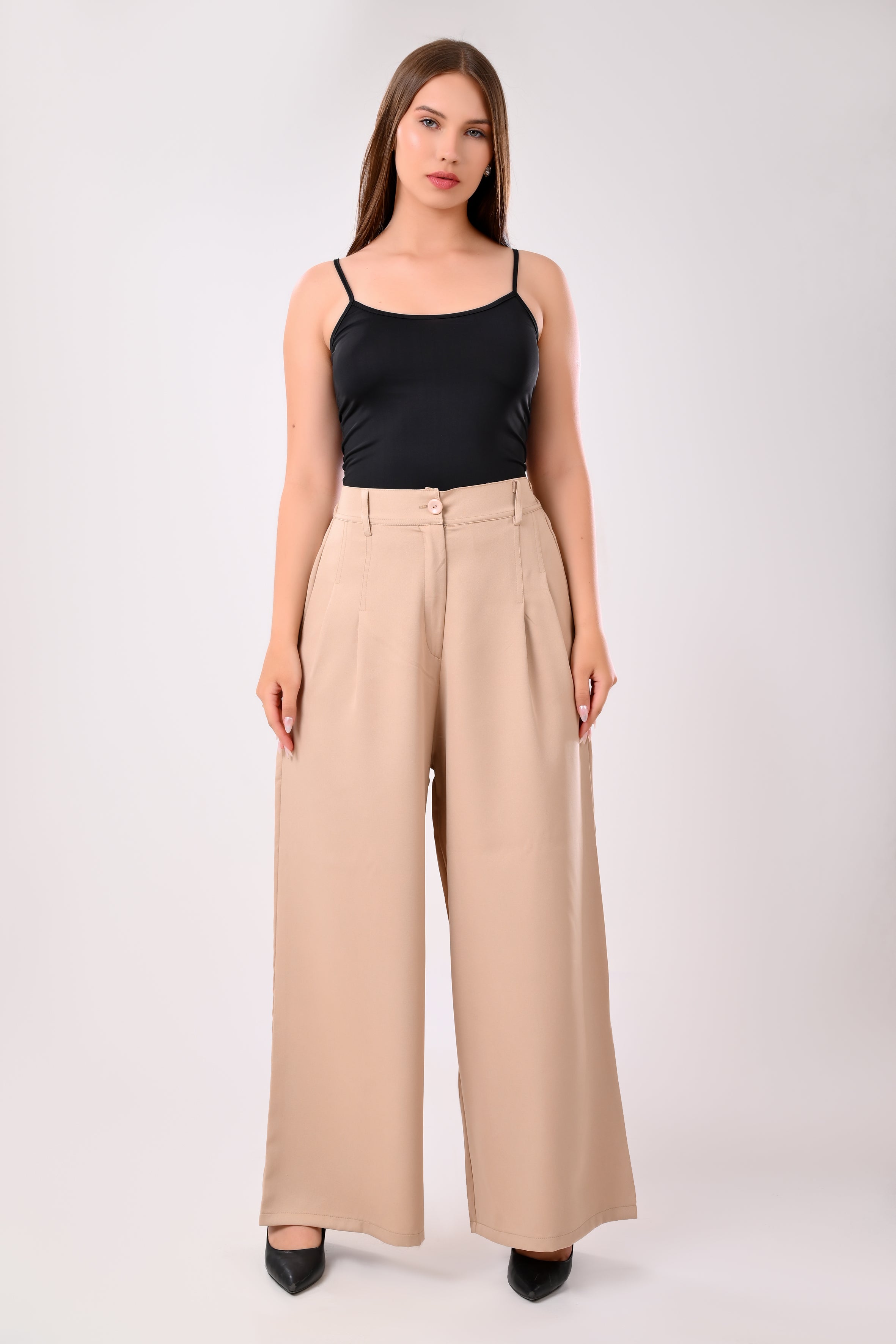 Flora Pants-Beige